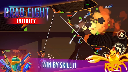 crab fight infinity mod apk unlimited money and gems