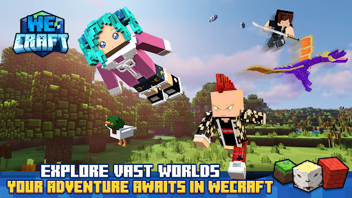 WeCraft Worlds Mod Apk Unlimited Money and Gems