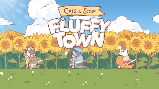 Cats & Soup Fluffy Town mod apk unlimited money and gems v1.0.0 screenshot 2