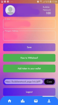 Bubble Network Airdrop apk latest version download v1.0.0 screenshot 2