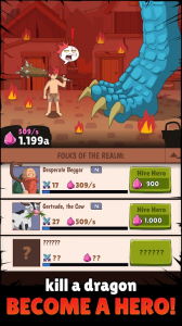 Hero Hero Clicker mod apk unlimited money and gems v0.99 screenshot 2