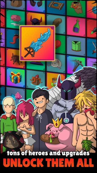 Hero Hero Clicker mod apk unlimited money and gems