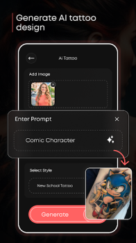 AI Tattoo Generator AR Draw mod apk latest version v3.0 screenshot 1