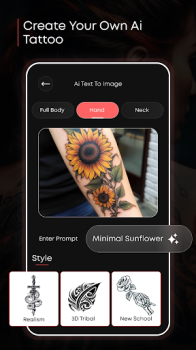 AI Tattoo Generator AR Draw mod apk latest version v3.0 screenshot 4