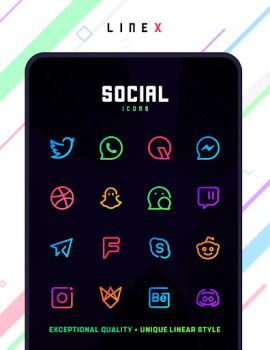 LineX Icon Pack Mod Apk 6.4 Premium Unlocked Free Download v6.4 screenshot 2