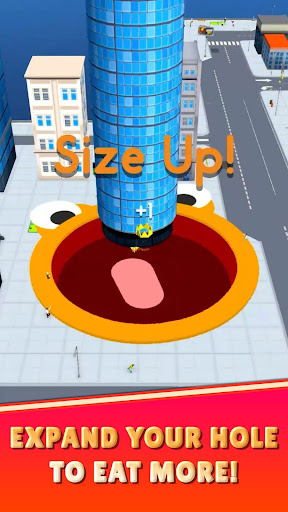 Hole.io mod apk 2.10.1 unlimited money and gems no ads  2.10.1 screenshot 3