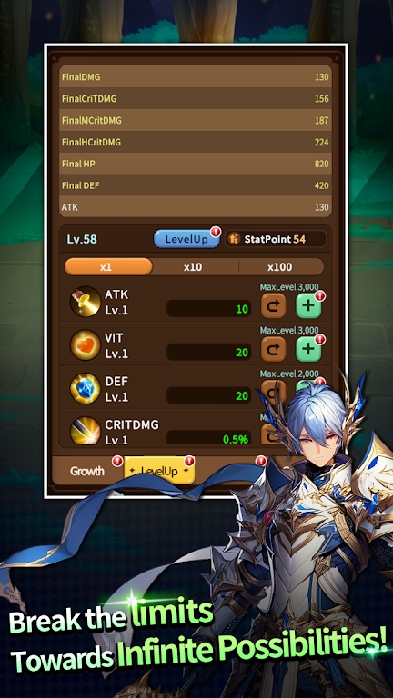 Rebirth Hero AFK Idle RPG mod apk unlimited money and gemsͼƬ1