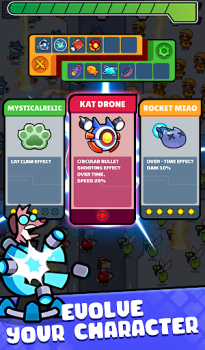 Hyper Kat Hero Survivor Zone Mod Apk Unlimited Money v1.0.4.1 screenshot 3