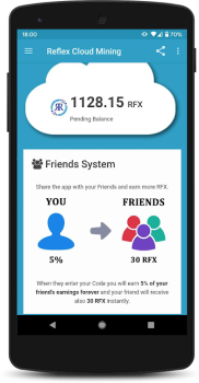 Reflex Cloud Mining app download latest version v3.7 screenshot 1