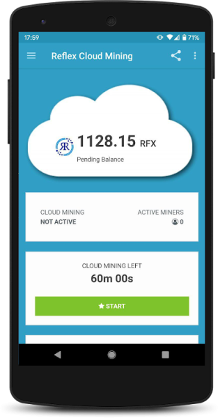 Reflex Cloud Mining app download latest version