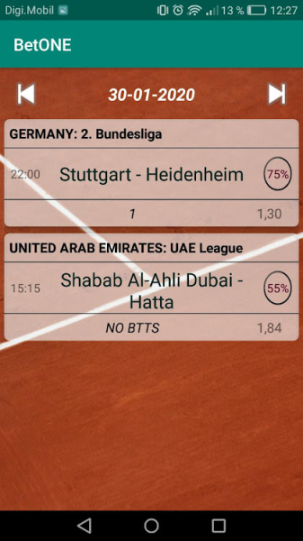BetONE Daily Betting Tips mod apk premium unlocked