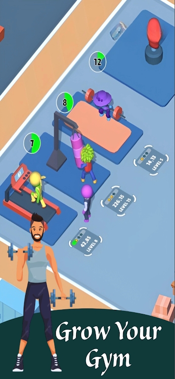 Gym Idle mod apk unlimited money and gemsͼƬ2