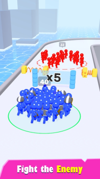 crowd rush 3d mod apk unlimited money an1 v1.6 screenshot 1