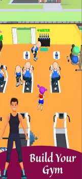 Gym Idle mod apk unlimited money and gems v1.0 screenshot 1