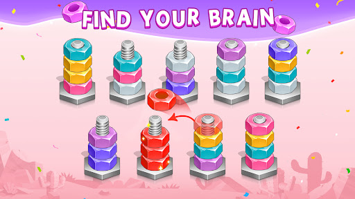 Nuts & Bolts Sort Screw Toys mod apk unlimited money no ads