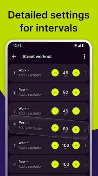 Interval Timer Tabata HIIT mod apk premium unlocked v1.0.1 screenshot 2