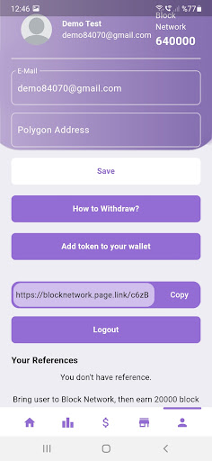Block Network mining app free download