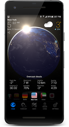 3D EARTH PRO - local forecast mod apk free downloadͼƬ1