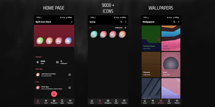 Split Icon Pack app free download for android v1.0.1 screenshot 4