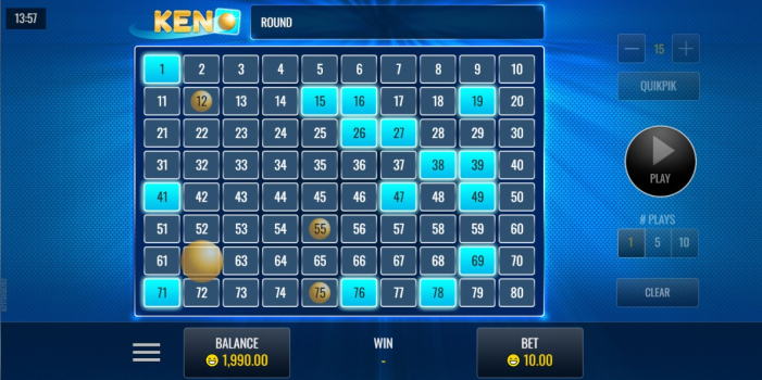 Keno game casino download for android v1.0.0 screenshot 2