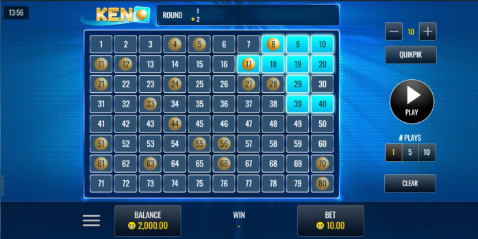 Keno game casino download for android v1.0.0 screenshot 3