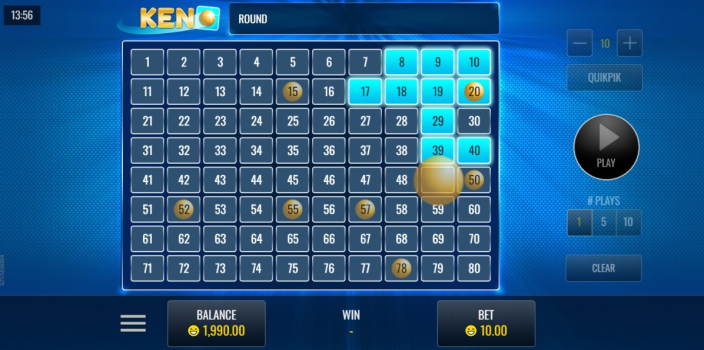 Keno game casino download for android v1.0.0 screenshot 4