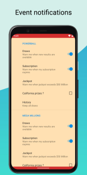 Results Powerball Megamillions apk Download for Android v1.0 screenshot 4