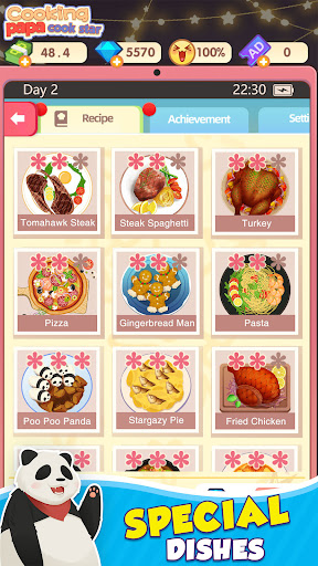 Cooking Papa Cookstar mod apk unlimited money and gems