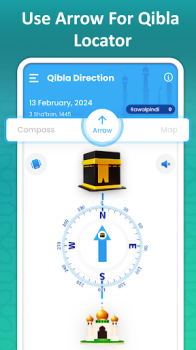 Qibla Compass Finder Qibla mod apk latest version v1.0.4 screenshot 3