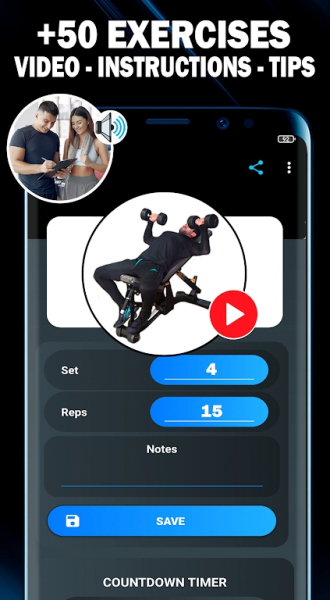 Dumbbell and Barbell Workout app download for android