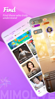 Mimo Live streaming mod apk unlimited coins and diamonds v1.2.1 screenshot 1