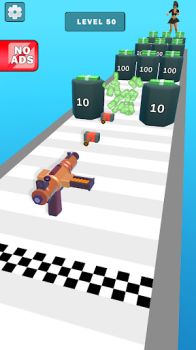 Bullet Merge Run Merge Games Mod Apk Unlimited Money v0.0.6 screenshot 2