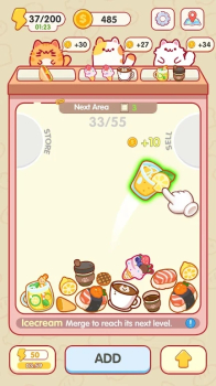 Kitty Chef Merge Order mod apk unlimited money v1.000 screenshot 2