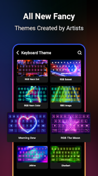 Neon LED Keyboard RGB & Emoji apk download latest version v1.7 screenshot 1