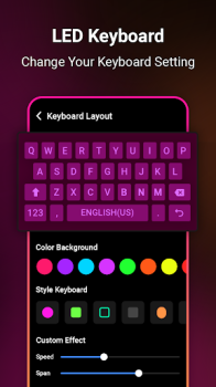 Neon LED Keyboard RGB & Emoji apk download latest version v1.7 screenshot 4