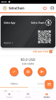 Sidra Chain Wallet App Download Latest Version v1.1.12 screenshot 1