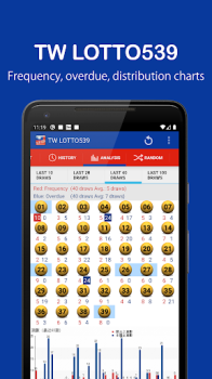 TW LOTTO 539 app Download for Android v0 screenshot 1