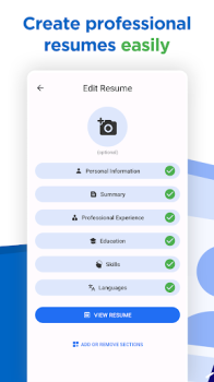 AI Resume Builder CV Maker PDF apk 2.28 latest version download v2.28 screenshot 3