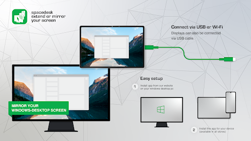 spacedesk USB Display for PC Apk Latest Version v2.1.10 screenshot 4