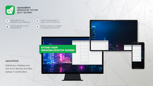 spacedesk USB Display for PC Apk Latest Version v2.1.10 screenshot 1