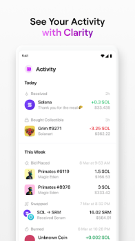 Glow Solana Wallet App Download Latest Version v1.3.5 screenshot 2