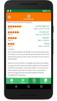 Lotto Zambia app Download for Android v0 screenshot 1