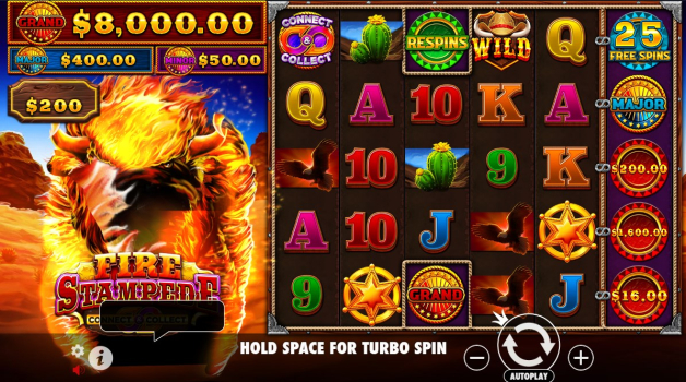 Fire Stampede slot game download latest version v1.0.0 screenshot 1