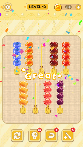 Tanghulu Sort Color Puz Game free download for android