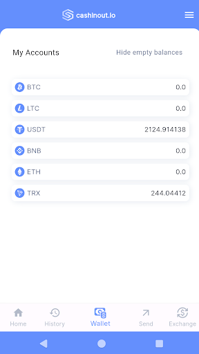 Cashinout.io Wallet App Download for AndroidͼƬ1