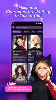 Linky Chat with Characters AI apk 1.36.0 free download v1.36.0 screenshot 3