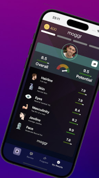 Moggr Looksmaxxing AI App Download Latest Version v2.2 screenshot 2