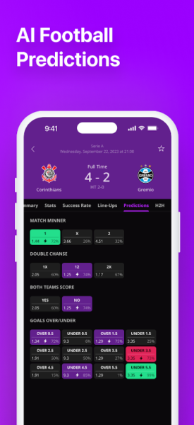 180Score AI Predictions app for android download