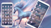 Pink Flying Unicorn Theme app free download for android v1.1.1 screenshot 3