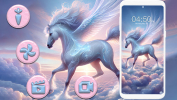 Pink Flying Unicorn Theme app free download for android v1.1.1 screenshot 1
